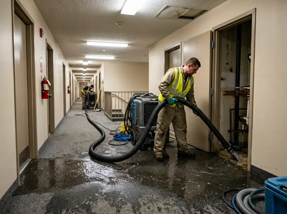 multi-unit-apartment-hallway-f-005 — frequently asked questions, Emergency Burst Pipe Water Extraction & Removal in Umatilla…